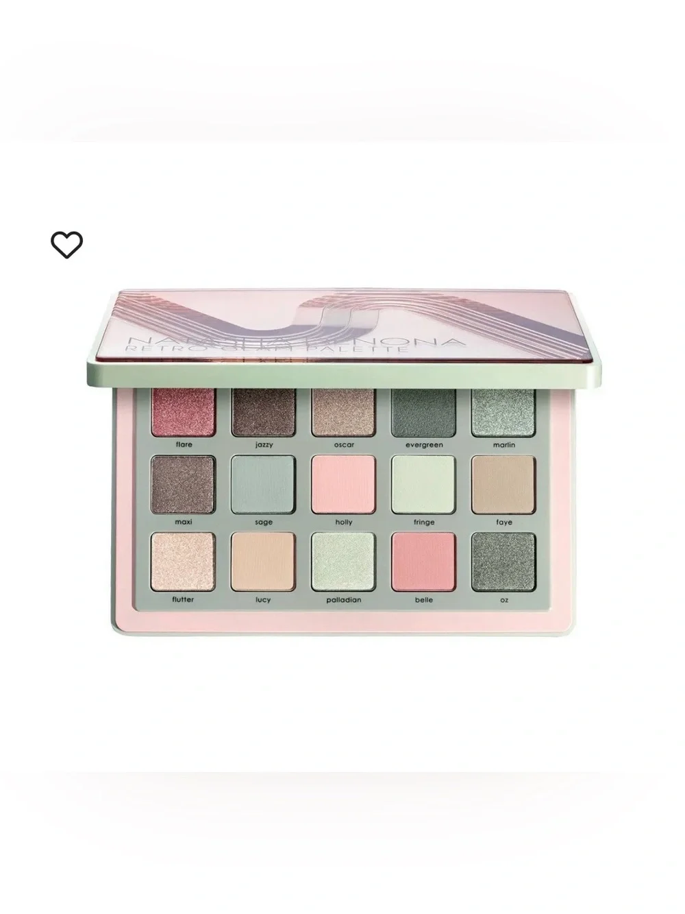 Natasha Denona Retro Glam Green & Pink Eyeshadow Palette -NWOT